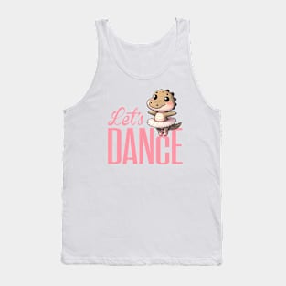 Let's dance - An alligator is dancing ballet Tank Top